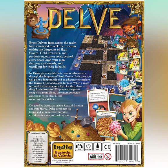 NIB Delve Indie Warfare Board Game - Picture 2 of 5